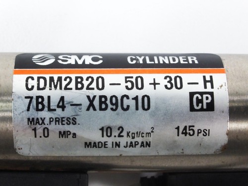 Cilindro SMC CDM2B20-50 SMC, longitud extendida de 14,25" a 17,50" - Imagen 3 de 5