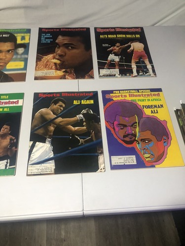 Lot Of 19 Muhammad Ali Sports Illustrated Magazines