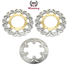 Front Rear  Brake Rotors Yamaha VMX1200 93-07 V Star XVS1100 03-09 FJR1300 01-03