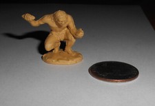 Marx Cave Men Vintage 1950s-1960s Dinosaur Set Tan Caveman Squatting