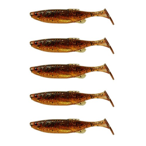 FAT MINNOW T-TAIL 13.0cm 20gr SMELT 5PCS soft shad Savage Gear - Picture 6 of 13
