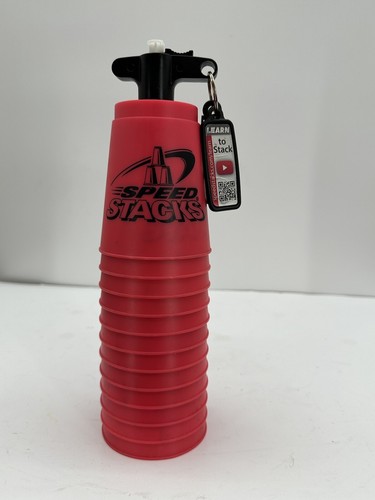 NWT Speed Stacks Competition Cups Stacking WSSA Red Quick Release Set 12 Cups
