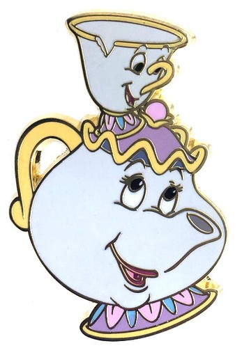 2017 Disney DLP Mrs Potts & Chip OE Pin Rare