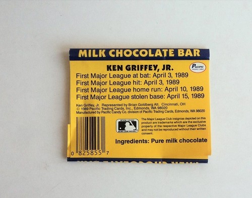 1989 Ken Griffey Jr. Candy Wrapper Yellow Variation - MINT - - Bild 2 von 2