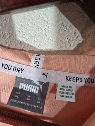 Puma Women’s Modern Sport Hoodie Apricot Blush Size XL - Picture 3 of 5