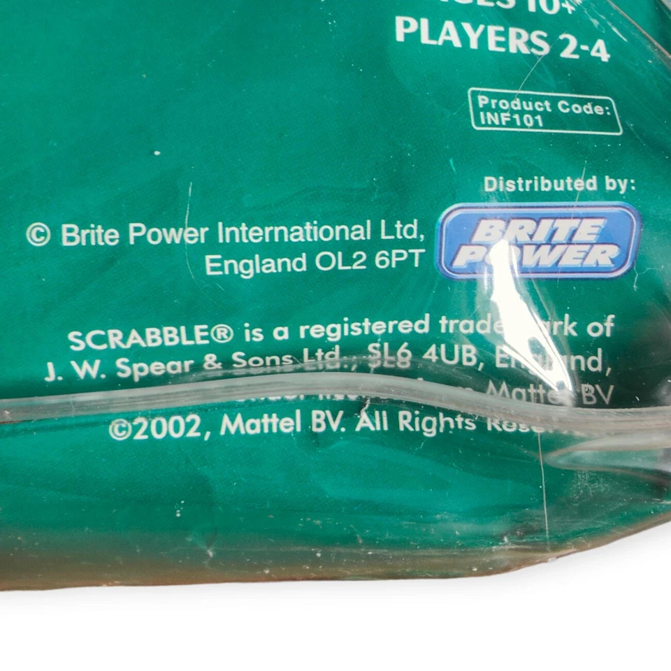 Inflatable Scrabble Game - Brite Power - Unused And Still Sealed - Image 3 of 4