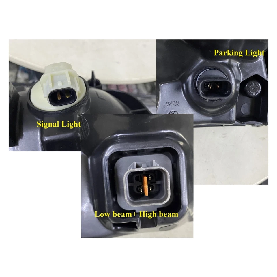 Se adapta a KIA K2500/K2700 04-11 Guía LED Proyector Ojo de Ángel Faro HID CH RHD - Imagen 4 de 4