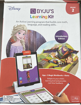 New Disney BYJU'S Learning Kit: Grade 2 Introductory Edition Math Grammar NIB