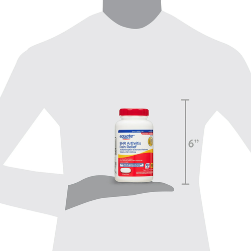 Equate 8HR Arthritis Pain Relief Extended-Release Caplets, 650 mg, 225 Count - Picture 6 of 12