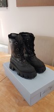 Prada Pull Up Winter Boots Calzature Donna
