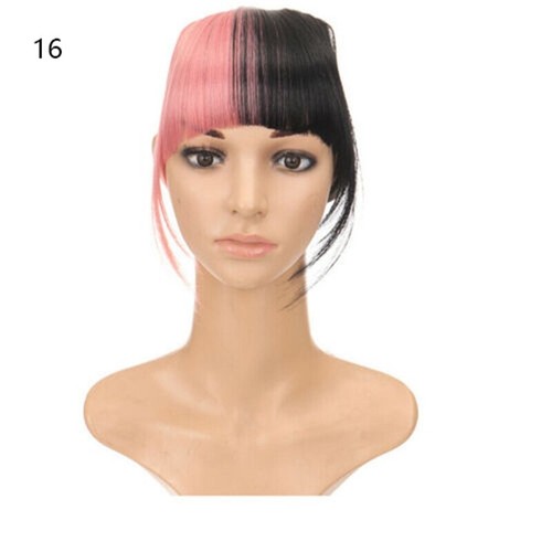 Wig REAL as Human Extension One Piece Thick Natural Fringe Bangs Clip In Hair - Picture 29 of 29