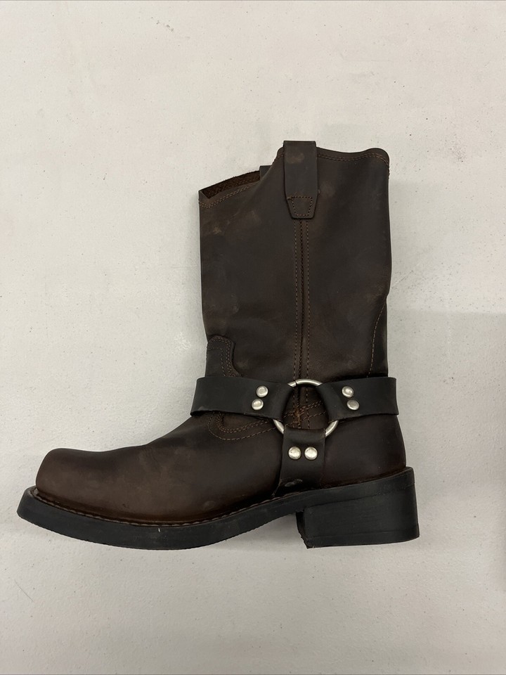 Cody James Leather Motorcycle Riding Western Work Boots Men Size 7M