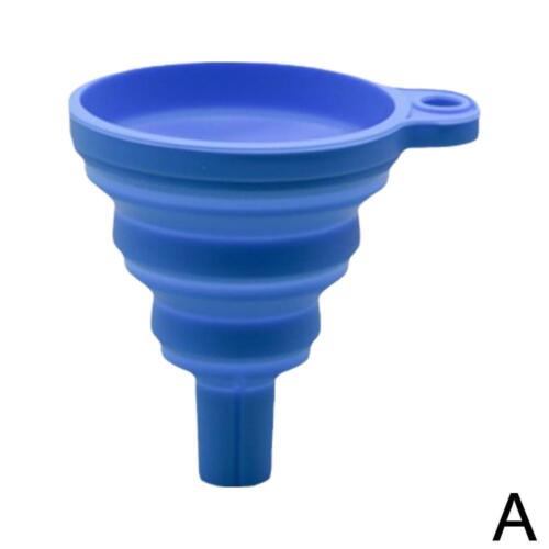 Engine Funnel Silicone DIY Car Oil Petrol Gasoline Foldable Fluid Filler R1H6 - Bild 9 von 10