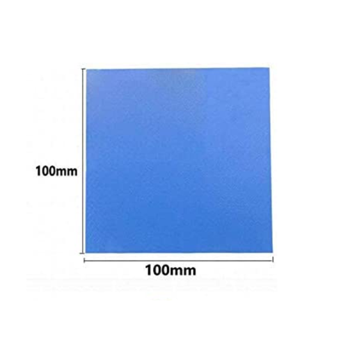 100 mm*100 mm CPU GPU Thermo Pad, Kühlkörper Kühlung leitfähig Silikon blau - Bild 14 von 14