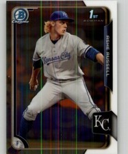 2015 Bowman Draft Ashe Russell Chrome #14 Kansas City Royals