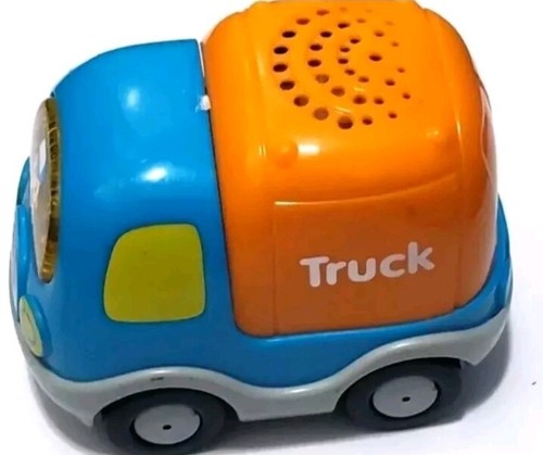 VTech Go! Go! Smart Wheels Blue Orange Truck Lights Sound Talking Toy