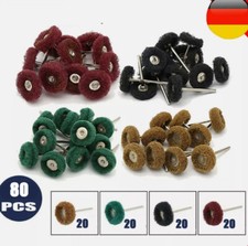80tlg Universal Polierscheibe Schleifscheibe Ø25mm Für Dremel Räder Zubehör Set