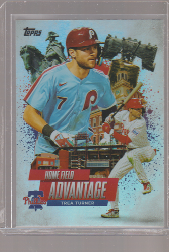 2025 Topps Series 2 TREA TURNER Home Field Advantage Insert HA-34 PHILLIES