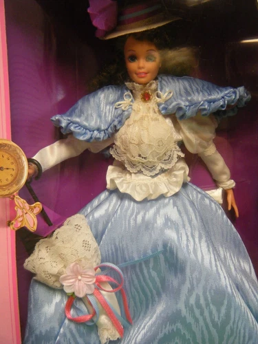 New 1993 Barbie 1890's Great Eras GIBSON GIRL Doll #3702 w/Stand NRFB Unopened