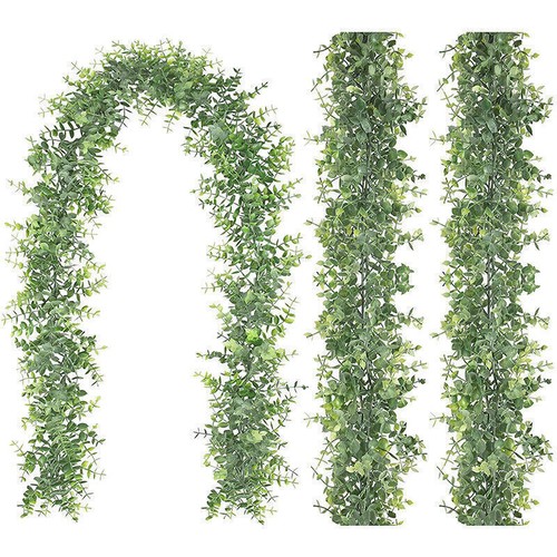 Artificial Eucalyptus Fake Ivy Leaf Vine Garland Flower Plant Wedding Home Decor - Picture 4 of 12
