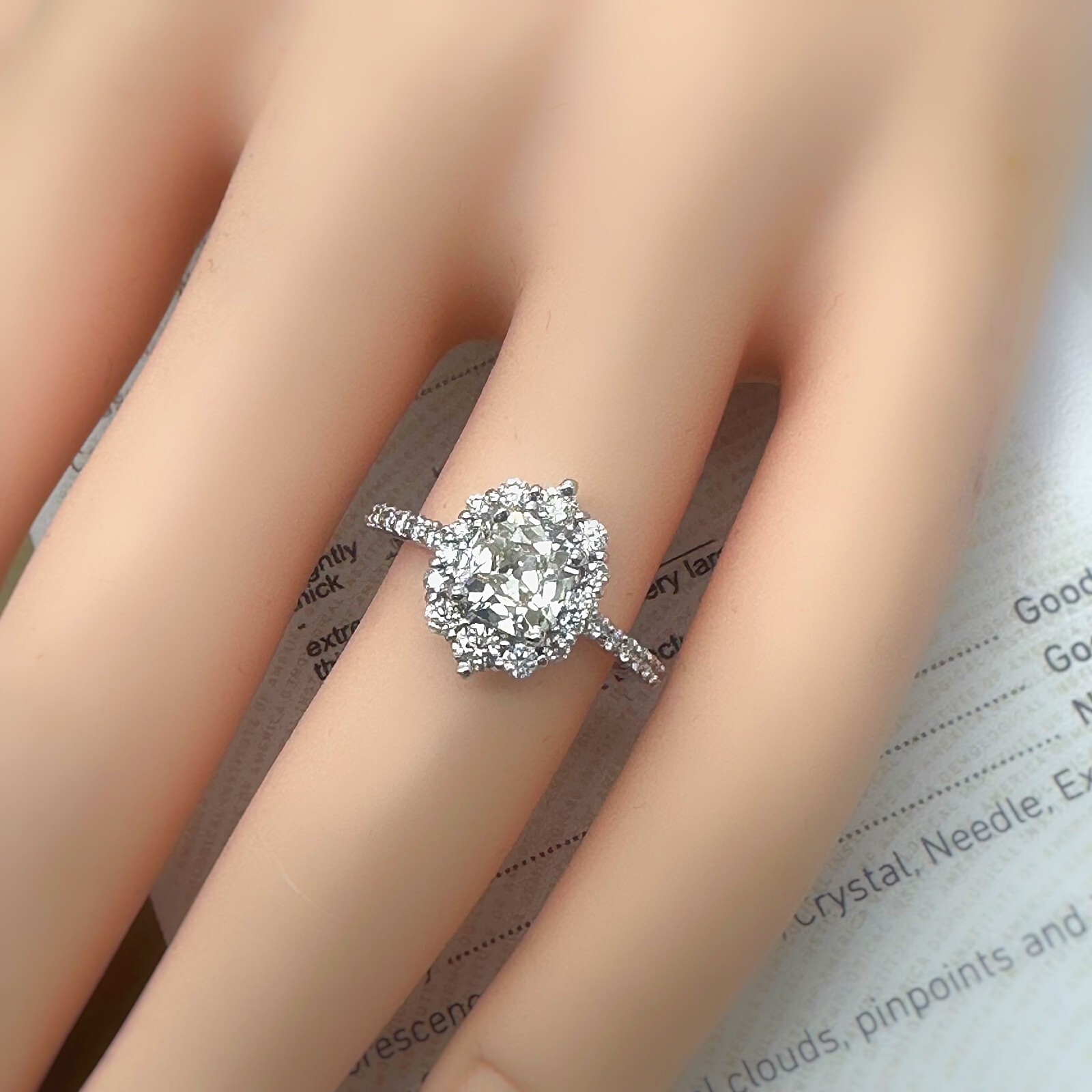 Round Cornered Rectangular Brilliant Diamond 1.10… - image 13