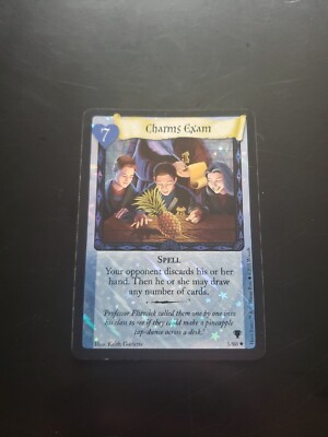 Harry Potter TCG Quidditch Cup Holo Foil Charms Exam NM - 3/80