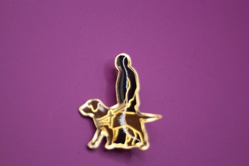 Blindenführhunde Pin Anstecker 80er Jahre Sammlerstück! - Bild 4 von 7