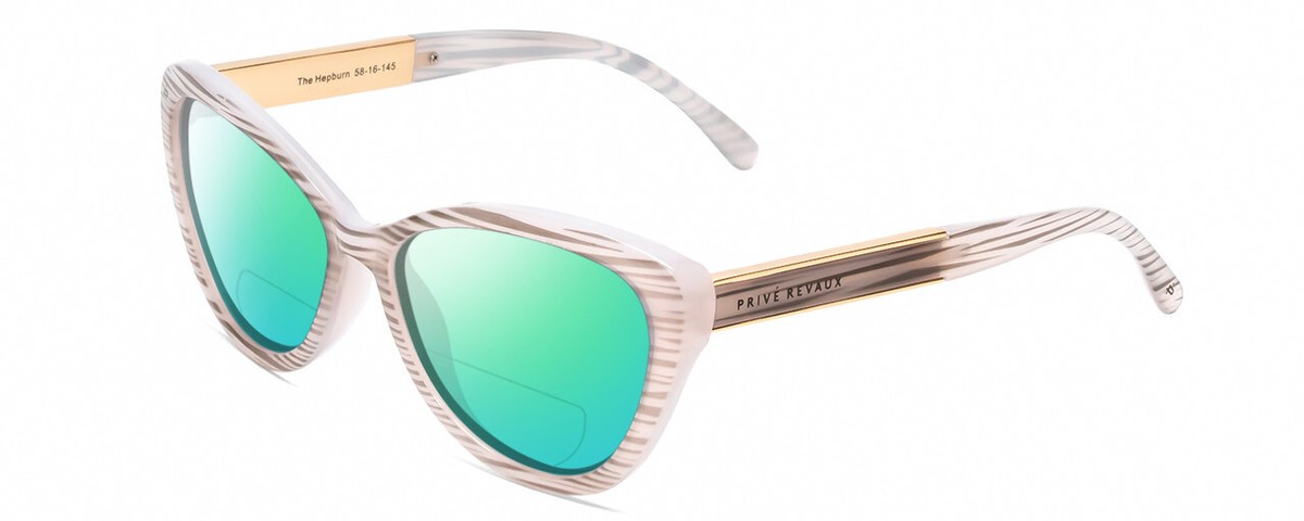 NEW - Prive Revaux The Hepburn Sunglasses Prive Revaux Hepburn 2.0 Cateye Polarized Sunglasses White  main image 4