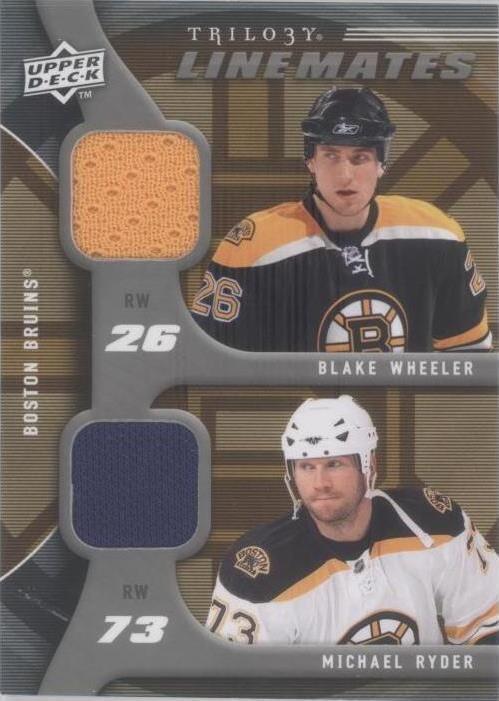 2009-10 Upper Deck Trilogy - Blake Wheeler Michael Ryder #LM-RW - 1 of 1