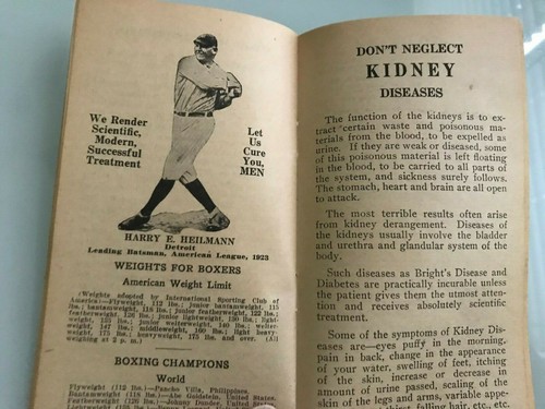 RARE 1923 Illustrated ATHLETIC SPORTING RECORD BOOK by the HEALTH INSTITUTE - Picture 5 of 9