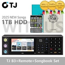 TJ Taijin Media B3 Karaoke Machine System 1TB Remote SongBook Korean Foreign 