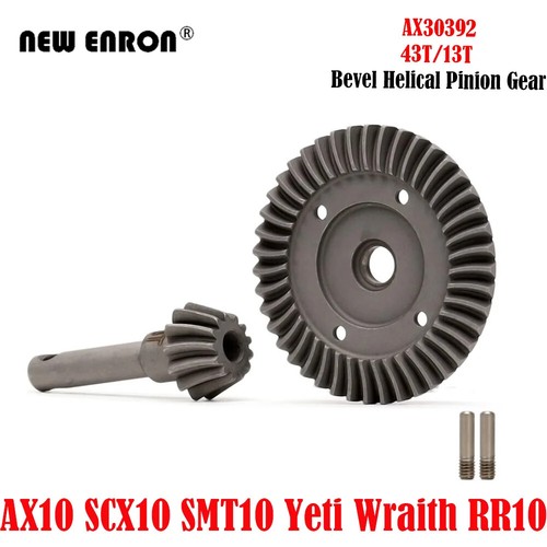 Bevel Helical Pinion Gear 43T/13T AX30392 For Axial SCX10 SMT10 Yeti Wraith RR10 - Picture 11 of 11
