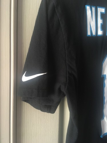 NIKE MENS SS BLACK CAROLINA PANTHERS CAM NEWTON T SHIRT SZ MEDIUM - Picture 10 of 10