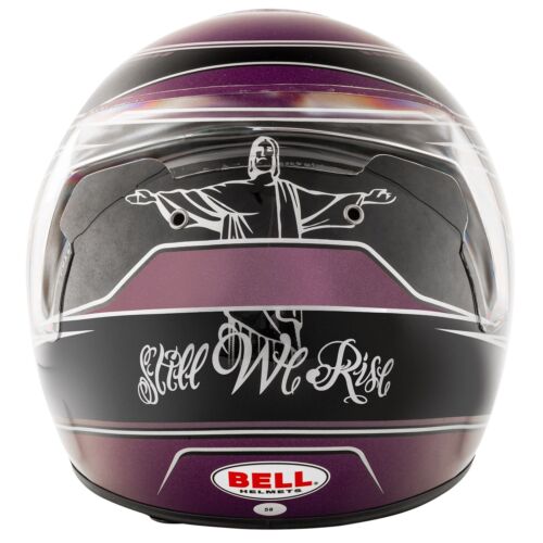 Bell KC7-CMR Kart Helmet, Lewis Hamilton Signature Series Black / Purple - Foto 3 di 10