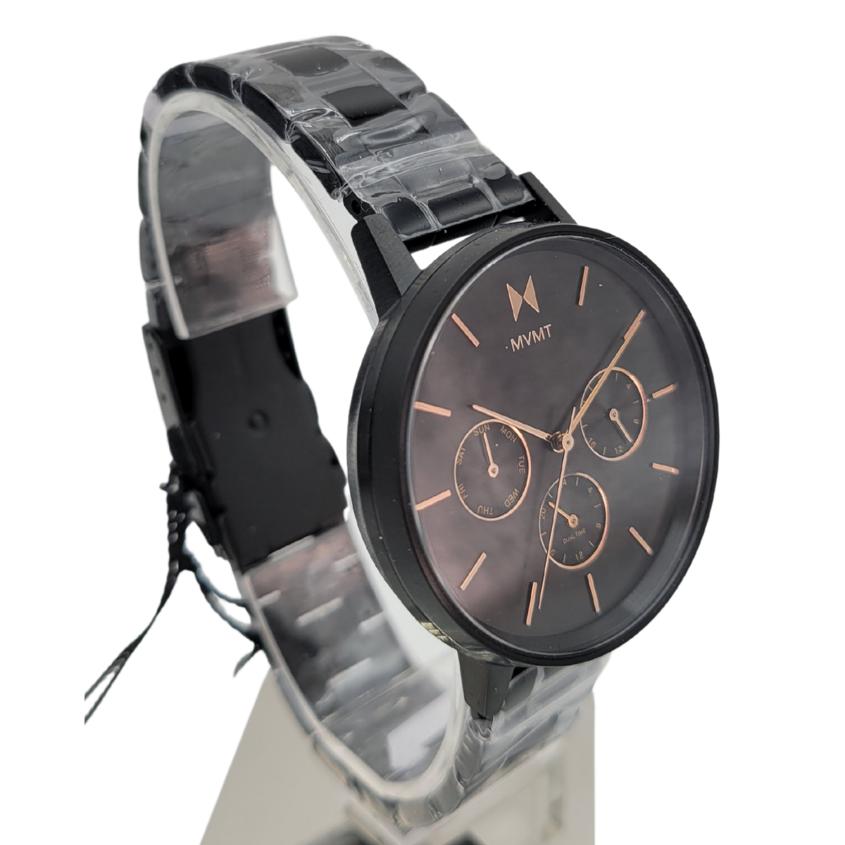 Women’s Crux black Nova Watch Amazon.com: MVMT Nova - Dual Timezone Women main image 4
