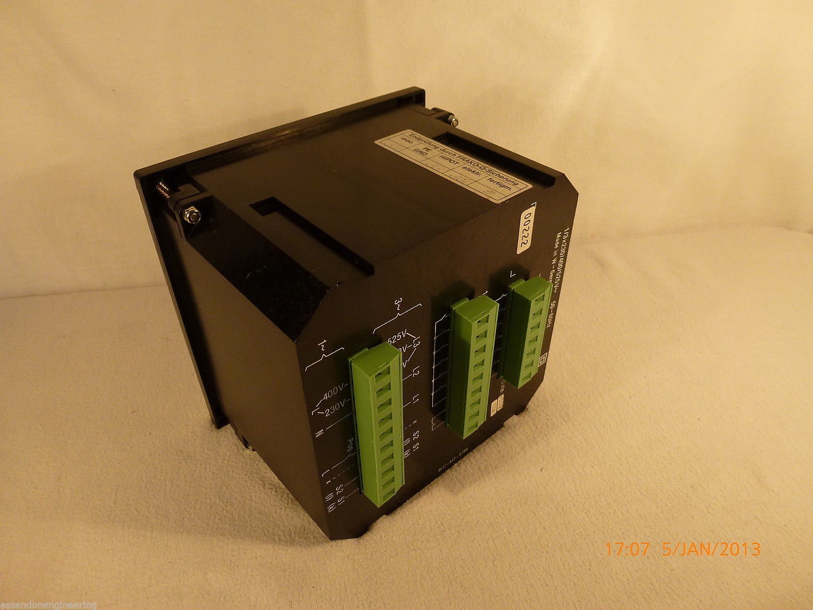 Frako RM 7412 Reactive Power Control Relay 1/3x230/400/525V 5060Hz New