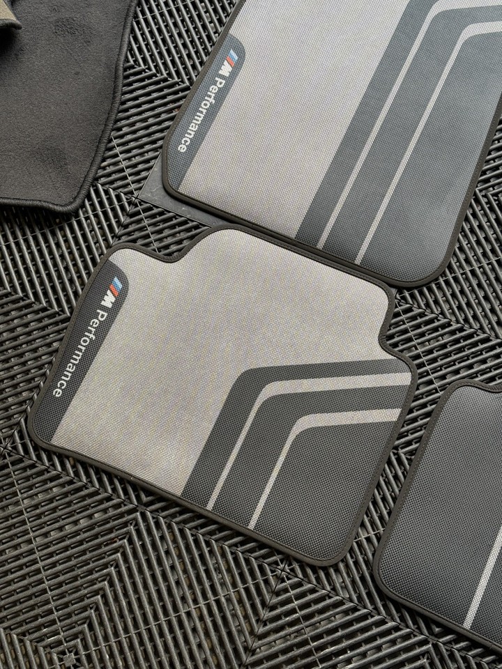 BMW Genuine M Performance F30 F31 Car Floor Mats Full Set 3 Series