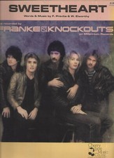 piano sheet music "Sweethearts" recorded by The Knockouts 1981