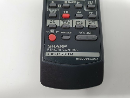 Sharp RRCMGO182AWSA Remote Control For CD-C422 CD-C422C Audio System Genuine - Picture 4 of 9