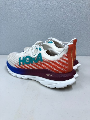 Scarpe da corsa Hoka One Mach 5 donna taglia 9 B bianche - Foto 3 di 13