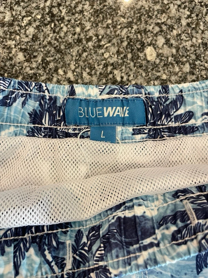 Bañador Blue Wave Talla Grande Azul Palmera Ondas (A5) Foto 3 de 4