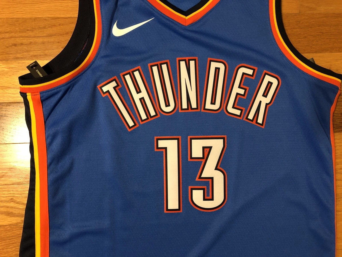 Oklahoma City Thunder Paul George Nike Swingman Basketball Jersey, Siz –  Stuck In The 90s Sports