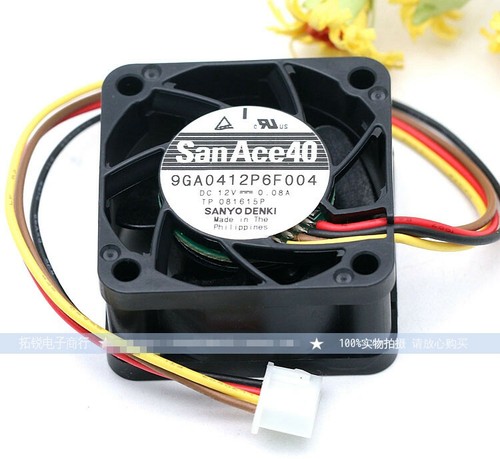 1PZ SANYO 9GA0412P6F004 4020 4CM 12V 0.08A ventola di raffreddamento silenziosa PWM a quattro fili # - Foto 4 di 4