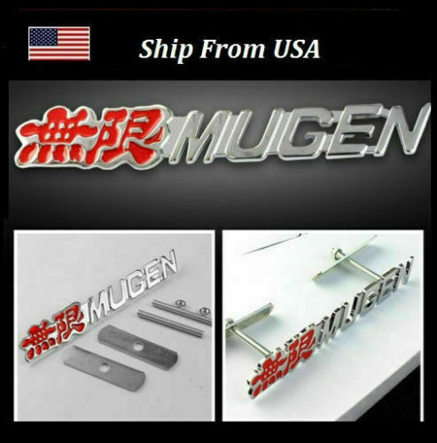 NEW JDM 1X MUGEN Grill BADGE OR Trunk Badge Decal Sticker For Cars - Bild 8 von 13