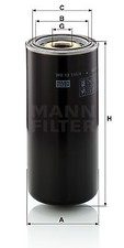 MANN-FILTER WD 13 145/4 ÖLFILTER
