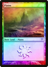 Plains (287) FOIL Champions of Kamigawa PLD Basic Land MAGIC CARD ABUGames