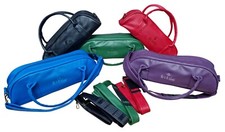 Acclaim NEWPORT Abgerundet Stil Drei Schale Tasche Synthetik Vollleder Stoff