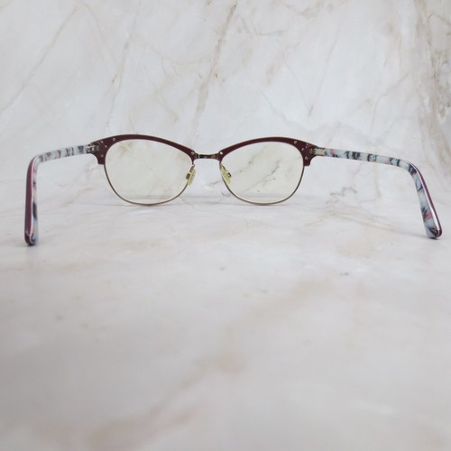 Bebe Eyeglasses Frame BB5162 600 Women's Berry Metal Round Full Rim 53-17-135 - Picture 4 of 7