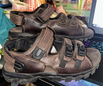 Sonoma Mongoose Active All Terrain Brown Leather Sandles Men's Size 12M