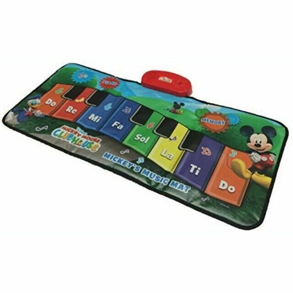 Disney Mickey Mouse Interactive Electronic Floor Piano Music Mat Kids 3